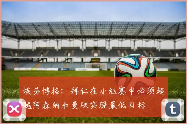 埃芬博格：拜仁在小组赛中必须超越阿森纳和曼联实现最低目标