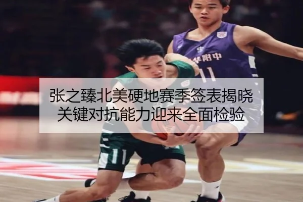 张之臻北美硬地赛季签表揭晓 关键对抗能力迎来全面检验